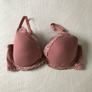 Natori feathers rose lace bra